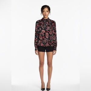 The Kooples Western Paisley Blouse - Size 1 - NWT